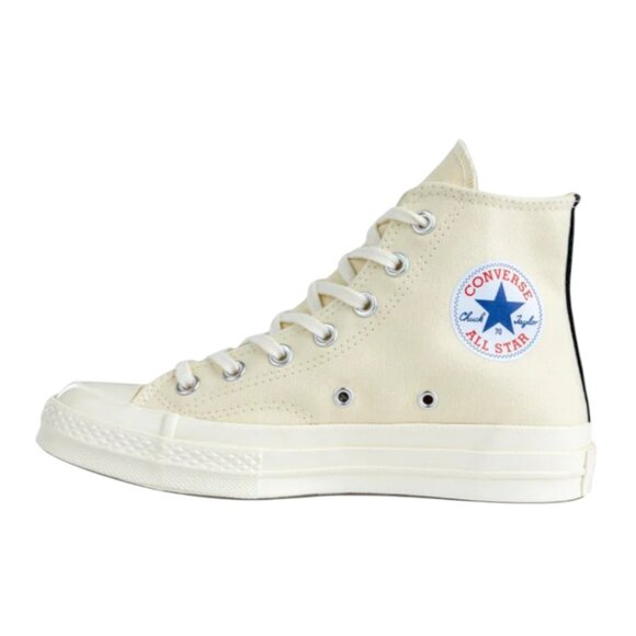 NEW Converse x Comme des Garçons High Top Sneakers - Picture 3 of 14